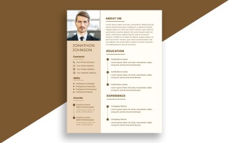 Creative Resume CV Template Ver-3