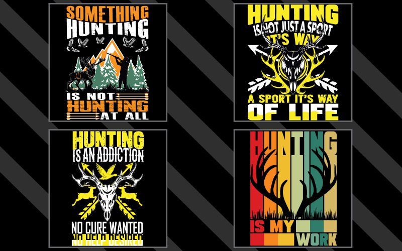 Hunting bundle t shirt design T-shirt