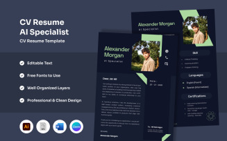 Modern Resume for Tech Professionals