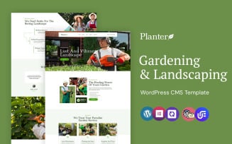 Planter - Gardening and Landscaping WordPress Elementor Theme