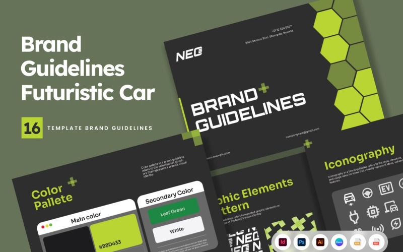 Tech Branding Guideline for Clean Energy Brands Magazine Template