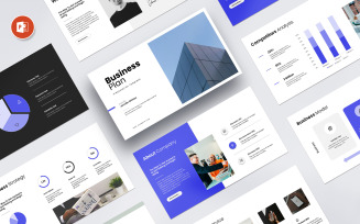 Blue Business Plan PowerPoint Presentation Template