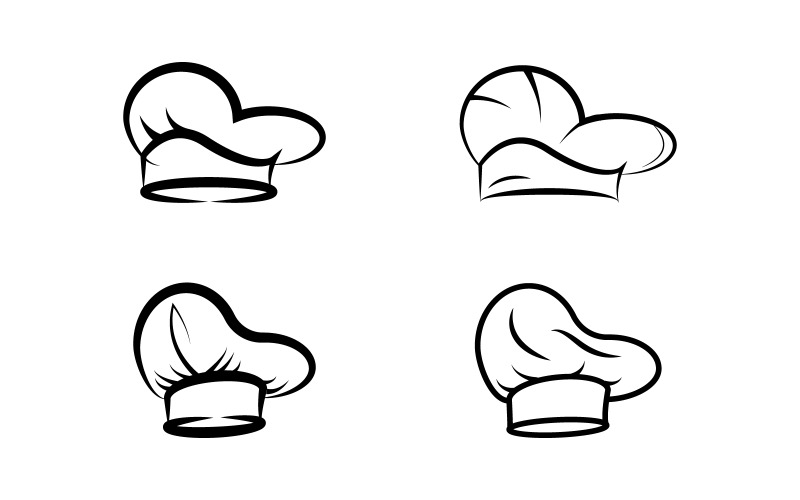 Chef cooking element logo template vector illustration v3.1 Illustration