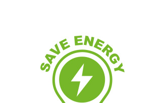 Energy Saving Eco Light Bulb Vector Illustration Concept