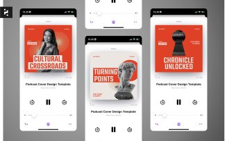 History Podcast Cover Template