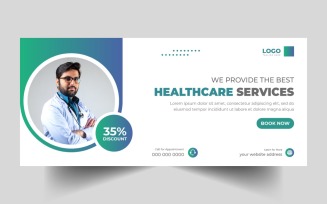 Medical Healthcare Social Media Cover Banner Ver-4