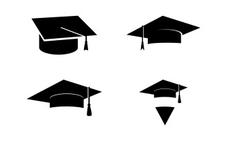 School education logo illustration design template v.2