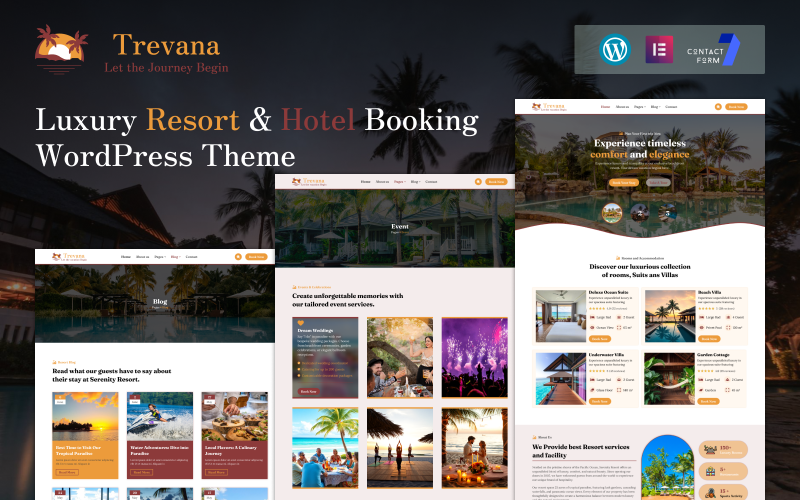 Trevana-Hotel, Resort & Vacation Booking WordPress Theme
