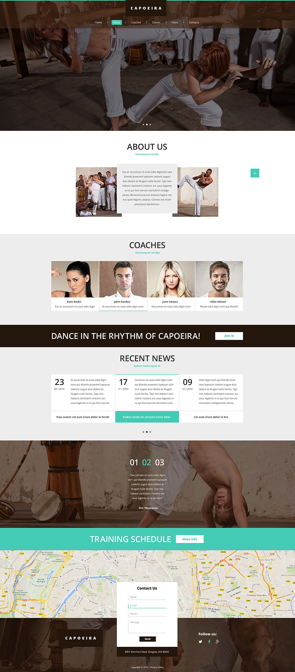 Design Your Sport Website Website Template New Screenshots BIG