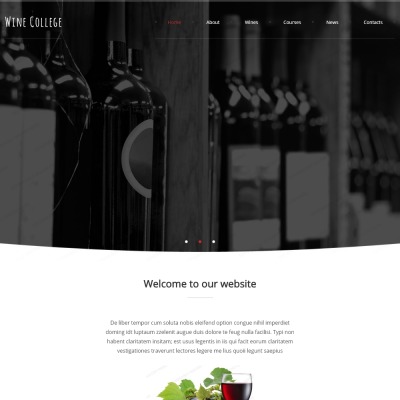 Winery Responsive Website Template