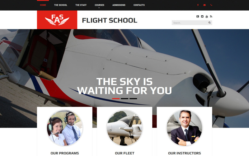 FAS Website Template