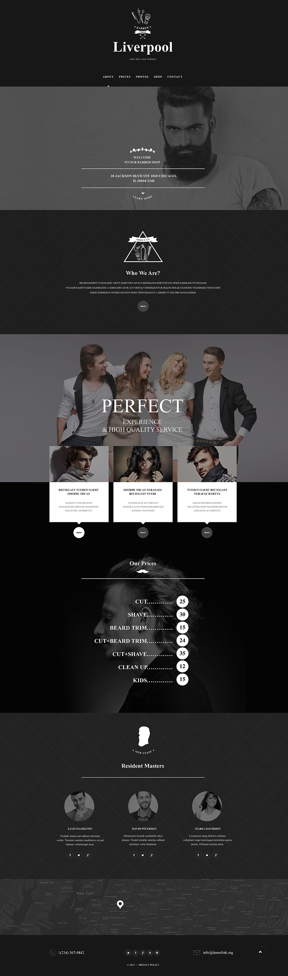 Hair Salon Muse Template New Screenshots BIG