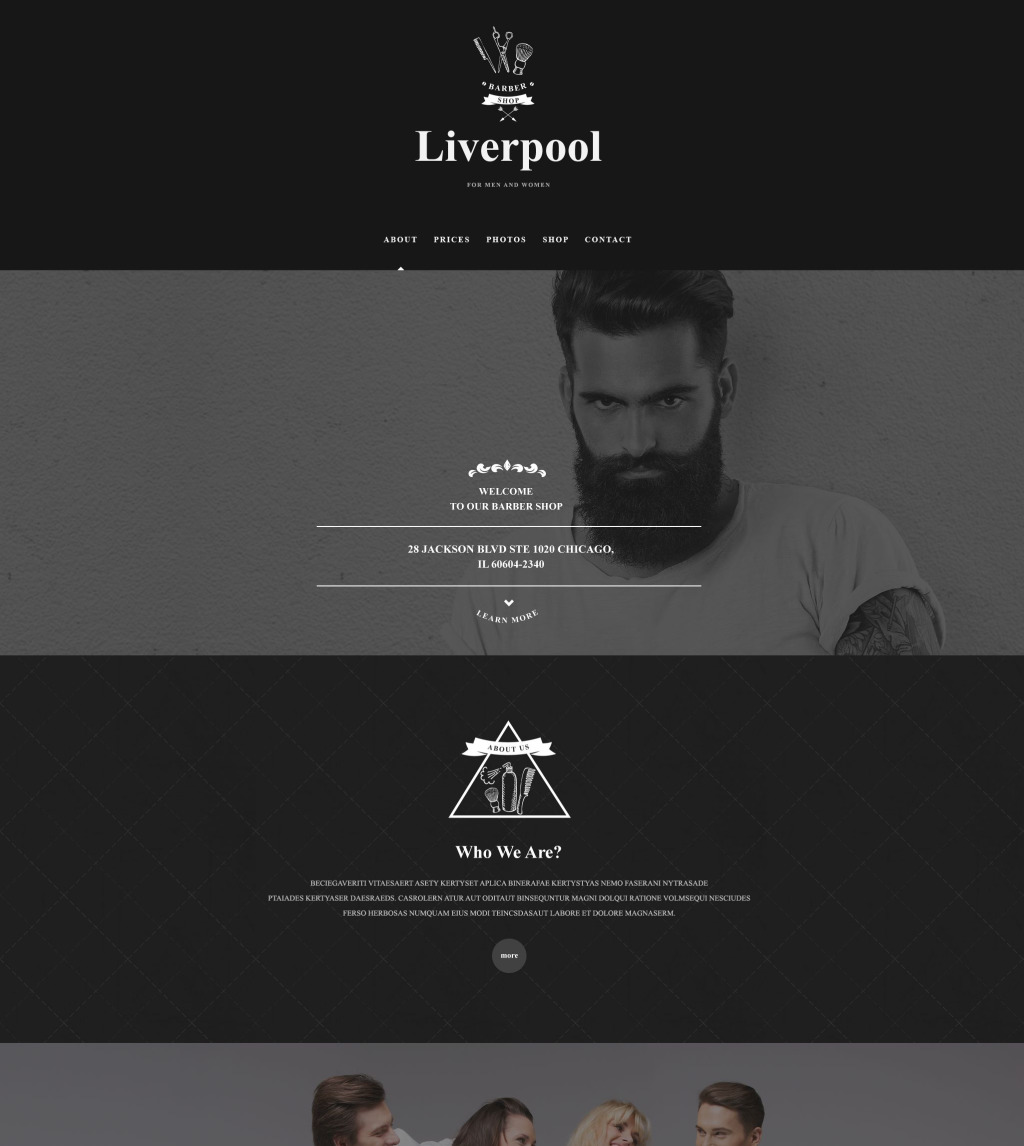 Demo Preview For Hair Salon Muse Template 53843