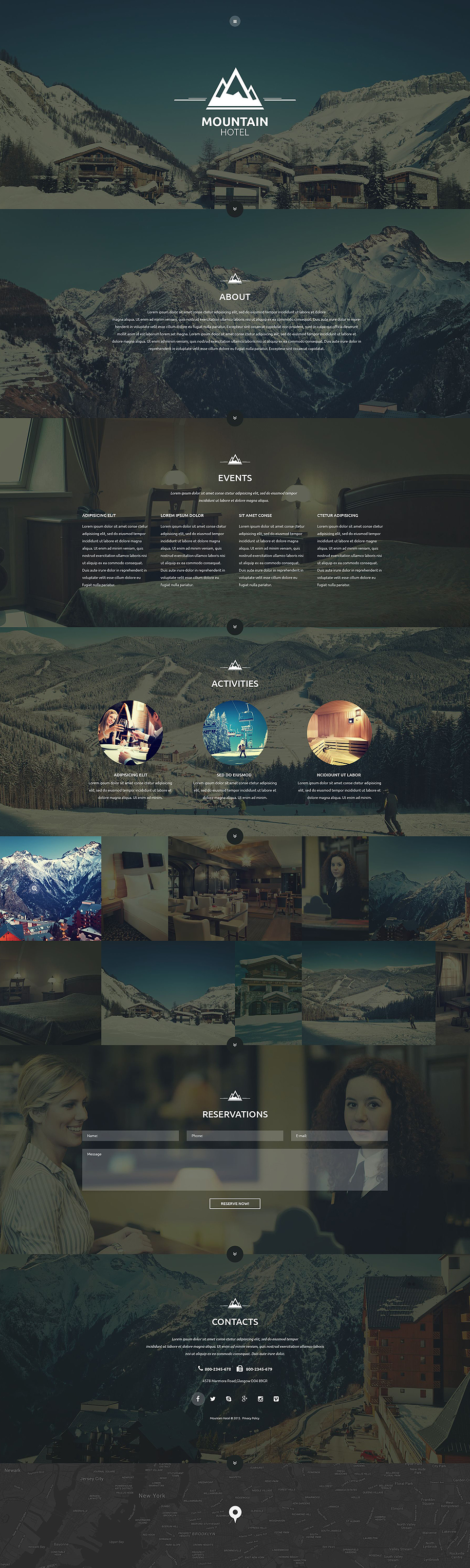 Mountain Hotel Website Template New Screenshots BIG