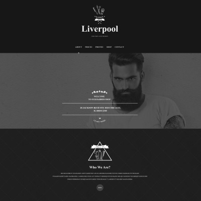Muse Template für Friseursalon #53843