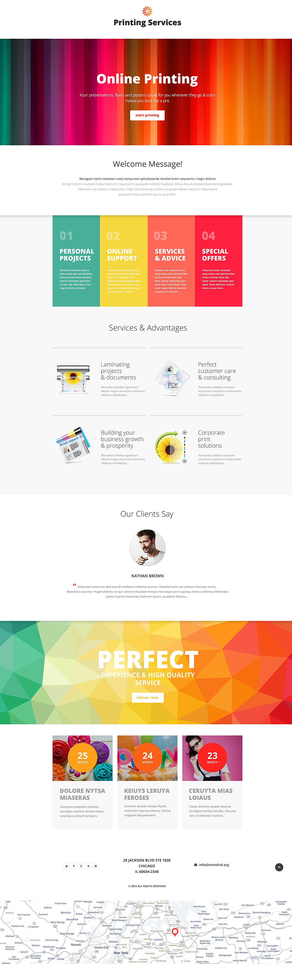 Print Shop Responsive Landing Page Template New Screenshots BIG