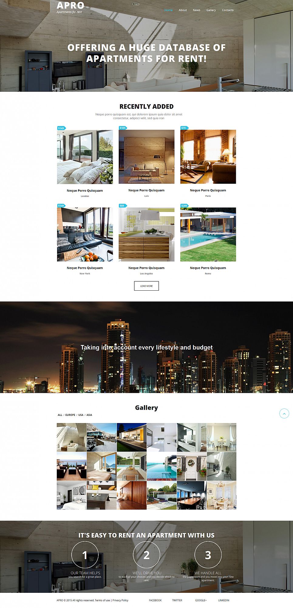 Real Estate Agency Responsive Moto CMS 3 Template New Screenshots BIG