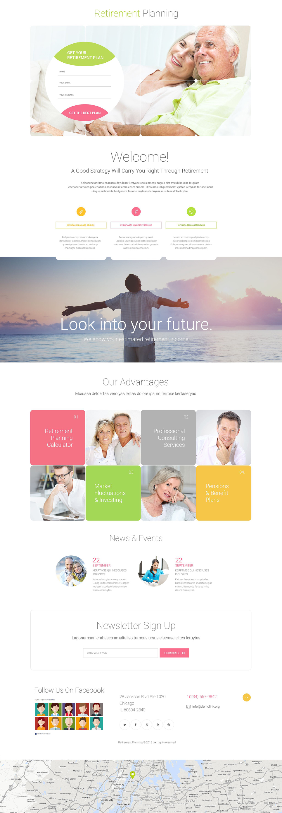 Retirement Planning Responsive Landing Page Template New Screenshots BIG