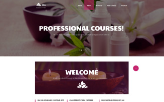 Spa Accessories Responsive Website Template