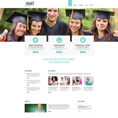 University Responsive Drupal Template Drupal Template #53894