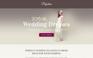 Wedding Venues Responsive Landing Page Template