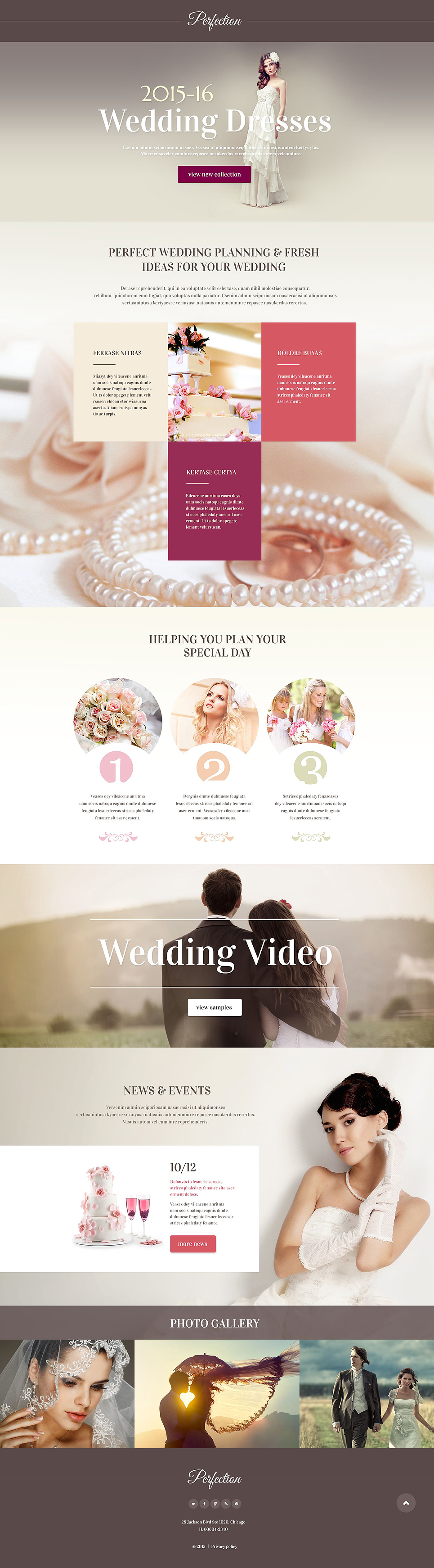 Wedding Venues Responsive Landing Page Template New Screenshots BIG