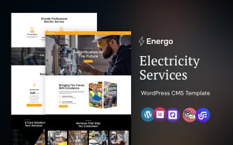 Energo - Electricity Services WordPress Elementor Theme