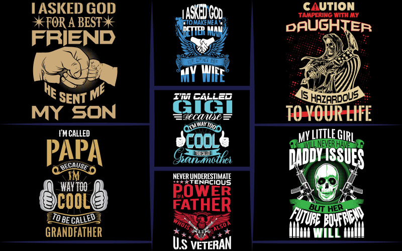 Family bundle t shirt design T-shirt