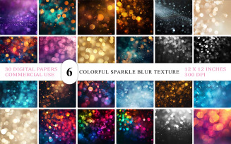 Romantic Soft Light Texture | Colorful Dream Glow Bokeh Bundle | Vibrant Celebration Light Overlays
