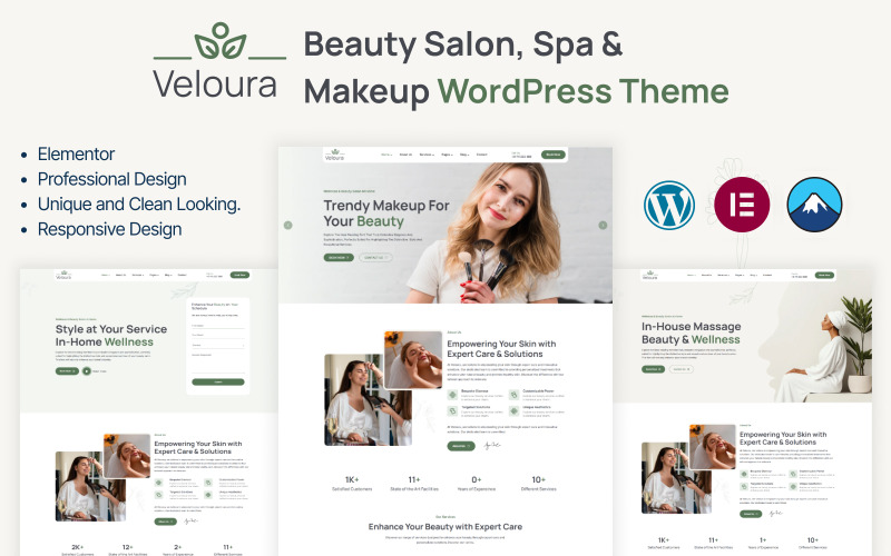 Veloura - Beauty Spa & Beauty Salon WordPress Theme