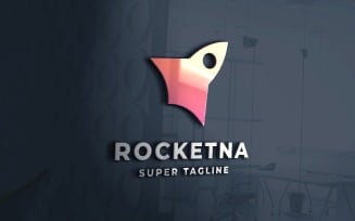 Fast Web Rocket Professional Logo