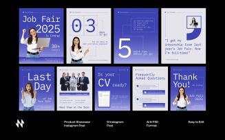 Job Fair Instagram Post Template