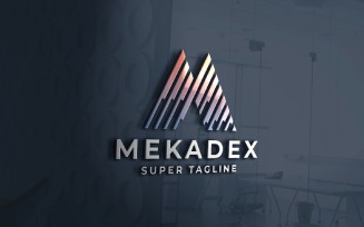 Mekadex Technology M Letter Logo