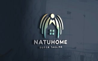 Nature Home Real Estate Pro Logo