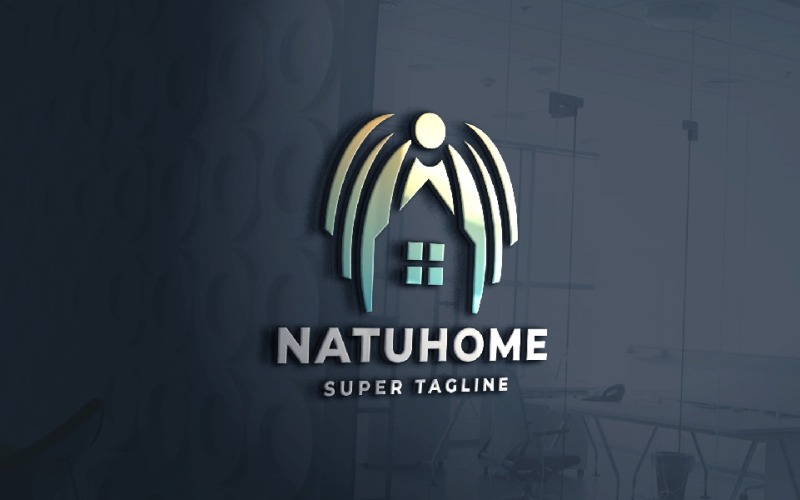 Nature Home Real Estate Pro Logo Logo Template