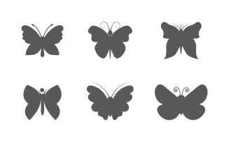 Butterfly Beauty Vector logo icon design template v3.1