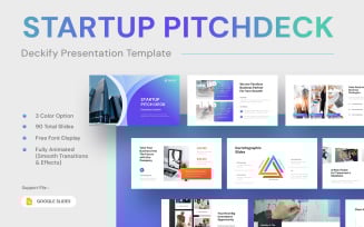 Deckify - Startup Pitch Deck Google Slides Template