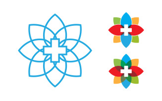 Hospital Healthy life Medical icon design template v3.10