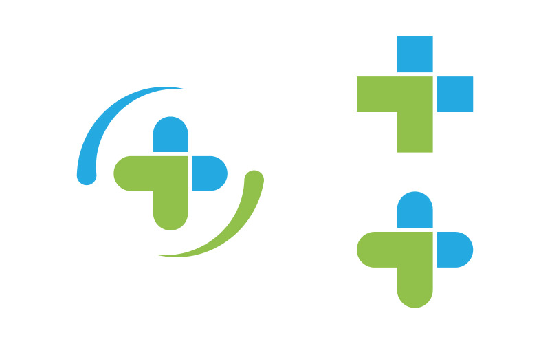 Hospital Healthy life Medical icon design template v3.2 Illustration