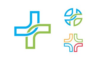 Hospital Healthy life Medical icon design template v3.8