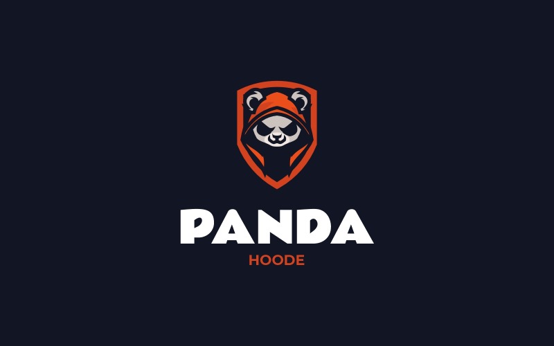Mascot Modern Panda Logo Design Logo Template