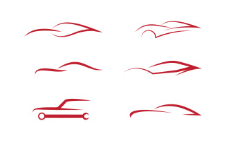 Racing Auto car Logo Template vector illustration v3.1