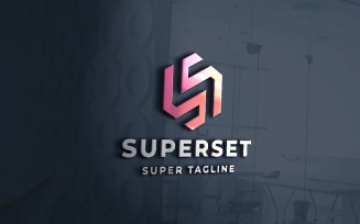Superset Letter S Logo Template