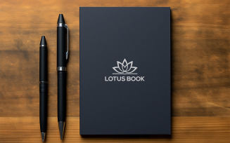 Notebook cover mockup for branding