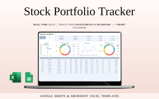 Stock Portfolio Tracker for Google Sheets and Excel