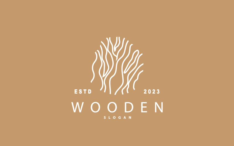 Wood Logo Wood Layer Illustration Design V10 Logo Template