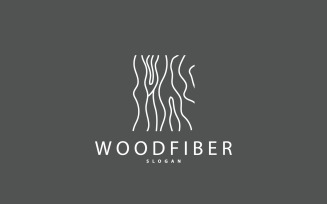 Wood Logo Wood Layer Illustration Design V1