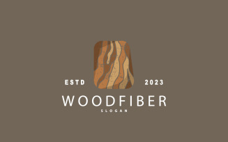 Wood Logo Wood Layer Illustration Design V6