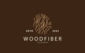 Wood Logo Wood Layer Illustration Design V7