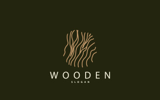 Wood Logo Wood Layer Illustration Design V9